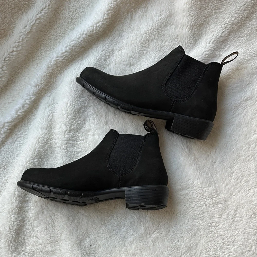 Blundstone Classic Black Leather Ankle Boots Size 7.5 US Women's - Picture 6 of 8